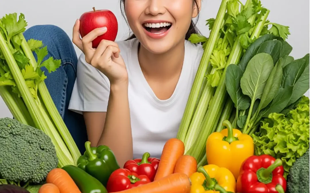 Crunchy Veggies & Fruit Power: Nature’s Toothbrushes